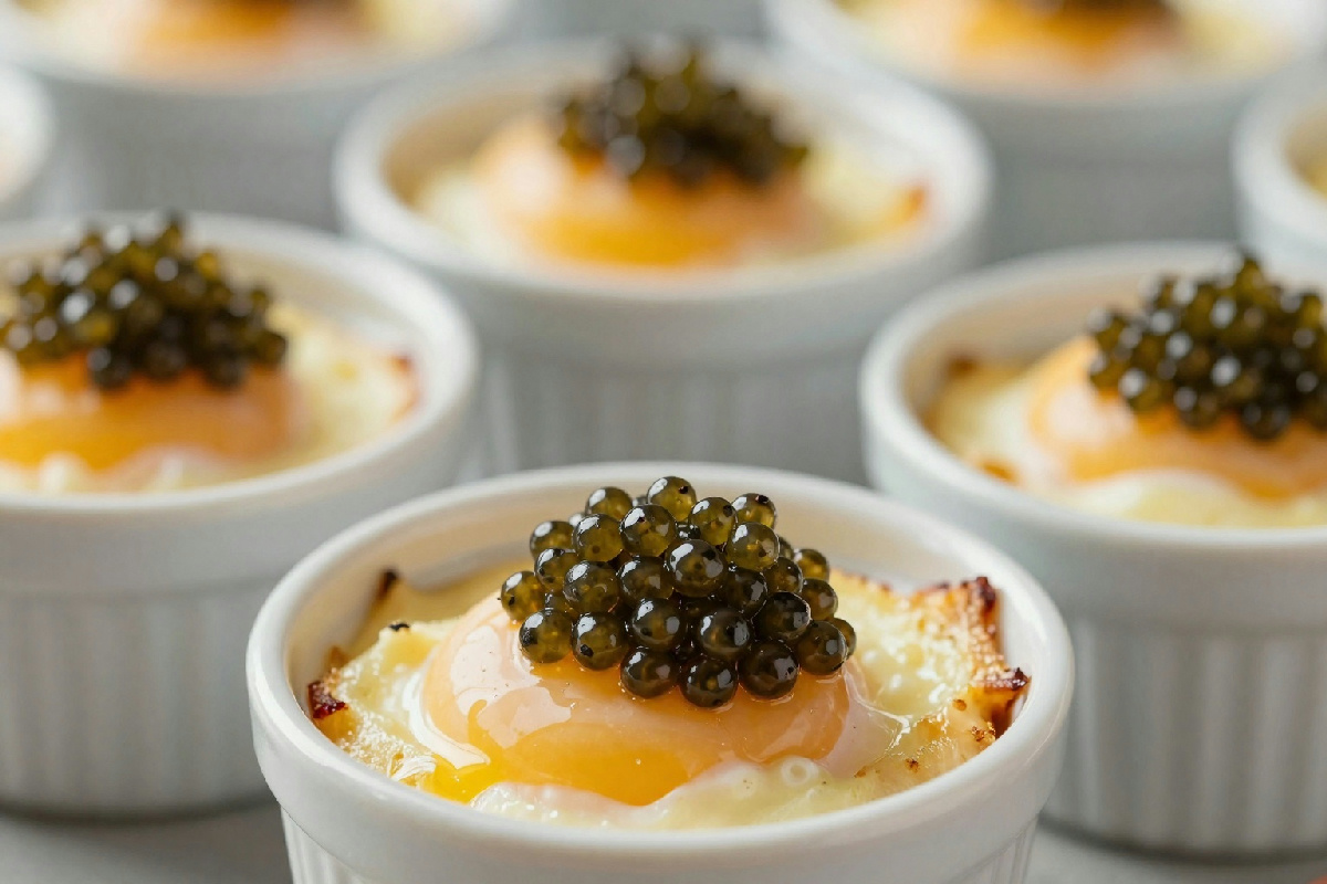 Uova in cocotte nel microonde con uova di lompo: una ricetta semplice e veloce da preparare